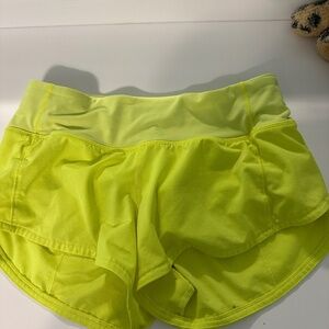 Lululemon Highlight Yellow Speed Ups- 2.5, size 0
